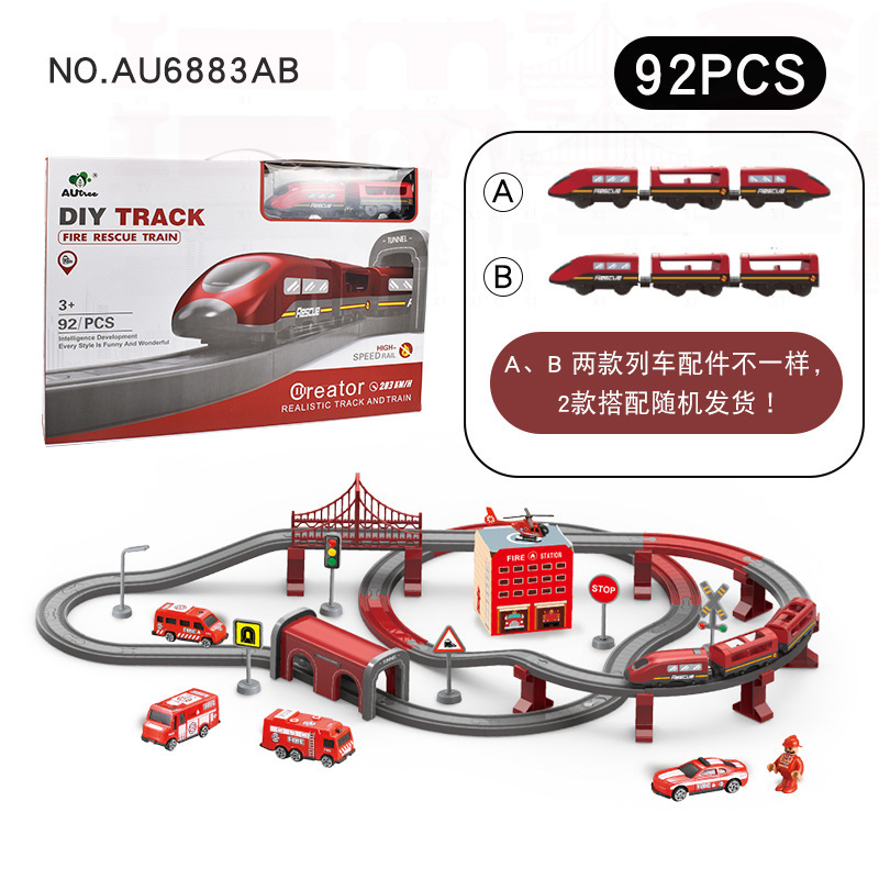 Electric Track Train Building Set detail 6