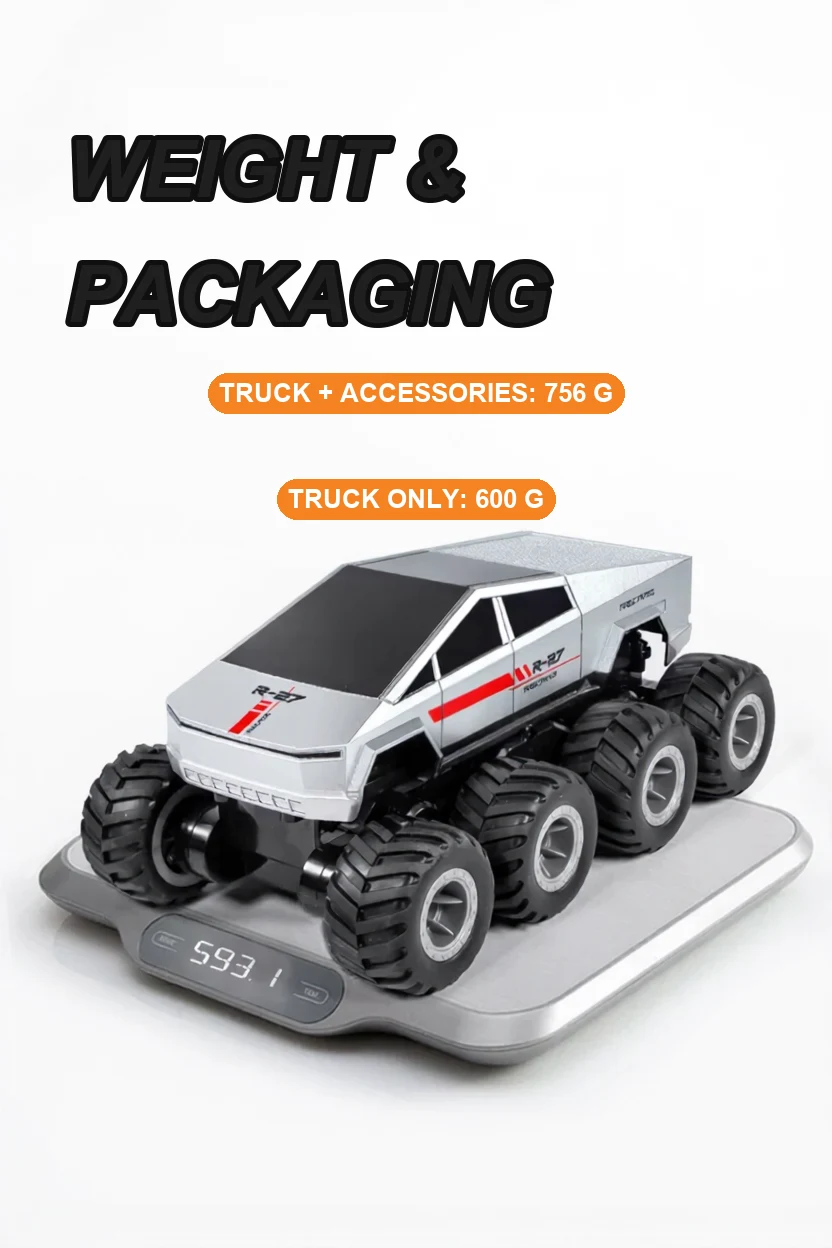 Remote control amphibious pickup truck detail 21