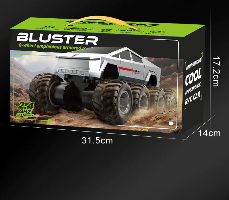Remote control amphibious pickup truck detail 20