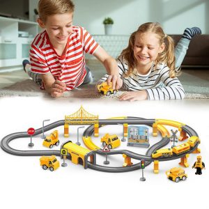 Electric Track Train Building Set